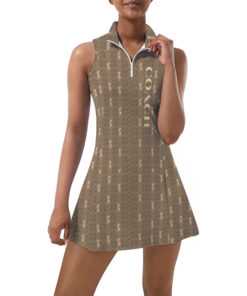COACH | Premium Sleeveless Zip-up Sports Dress With Separate Shorts SKT79-CCH-HYT-TT-130502