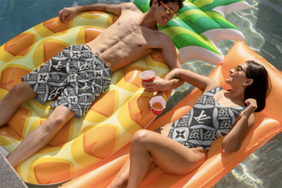 LV | Luxury  Swimsuit + Short Couple Set for Summer Vacation LYA21032529