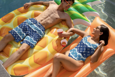 LV | Luxury  Swimsuit + Short Couple Set for Summer Vacation LYA21032527