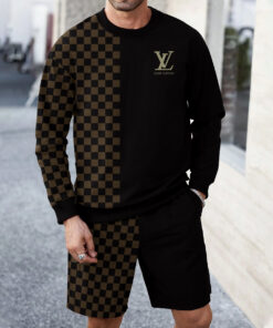 LV | Best Selling Limited Edition Luxury Brand Sweatshirt + Short LYA29032515