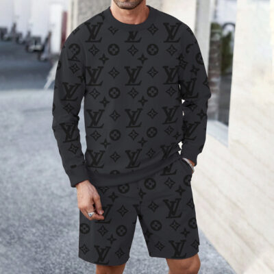 LV | Best Selling Limited Edition Luxury Brand Sweatshirt + Short LYA29032505
