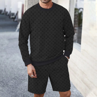 LV | Best Selling Limited Edition Luxury Brand Sweatshirt + Short LYA29032504