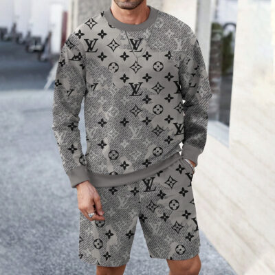 LV | Best Selling Limited Edition Luxury Brand Sweatshirt + Short LYA29032517