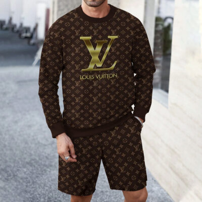 LV | Best Selling Limited Edition Luxury Brand Sweatshirt + Short LYA29032516