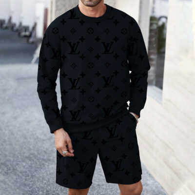 LV | Best Selling Limited Edition Luxury Brand Sweatshirt + Short LYA29032511