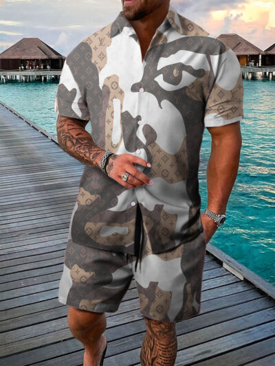 LV | Signature Hawaii Shirt & Short AZS200325409