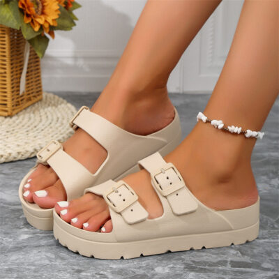 Premium Solid Summer Sandals