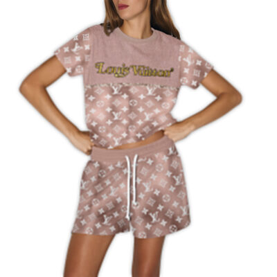 LV | Premium T-shirt & Shorts Lounge Set PS166-LV-HYT-TT-24062505
