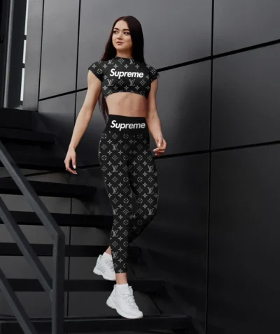 Supreme | Premium Crop Top Leggings Set AT11