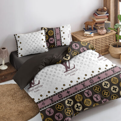 LV | Premium 3Pcs Bedding Set 3BS73-LV-HYT-TT-24062505 - Twin (68"×86")