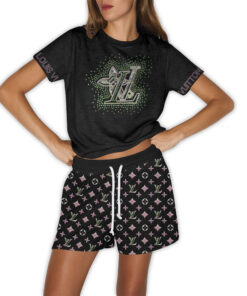 LV | Premium T-shirt & Shorts Lounge Set PS166-LV-HYT-TT-24062506