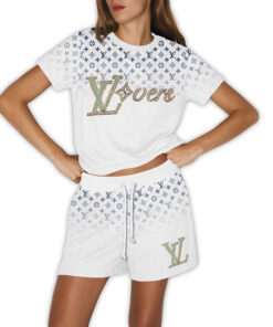 LV | Premium T-shirt & Shorts Lounge Set PS166-LV-HYT-TT-24062503