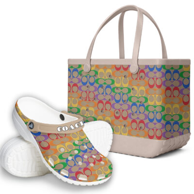 COACH | Premium Crocs & Rubber Tote Bag Combo CB235-CCH-HYT-NA-12062506