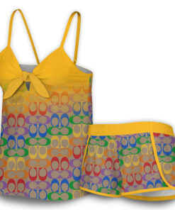 COACH | Premium Women's Tank Top & Shorts Sleep Set SSS195-CCH-HYT-TT-09062504