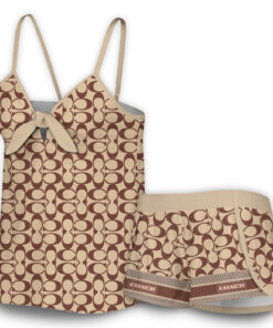 COACH | Premium Women's Tank Top & Shorts Sleep Set SSS195-CCH-HYT-TT-09062503