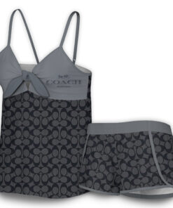 COACH | Premium Women's Tank Top & Shorts Sleep Set SSS195-CCH-HYT-TT-09062502