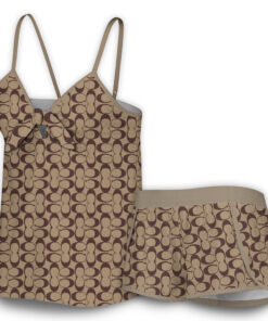 COACH | Premium Women's Tank Top & Shorts Sleep Set SSS195-CCH-HYT-TT-09062501