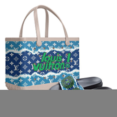 LV | Premium Slipper & Rubber Tote Bag Combo CB200-LV-HYT-NA-05062506