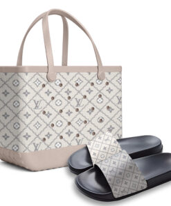 LV | Premium Slipper & Rubber Tote Bag Combo CB200-LV-HYT-NA-05062503