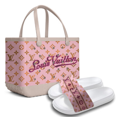 LV | Premium Slipper & Rubber Tote Bag Combo CB200-LV-HYT-NA-05062502
