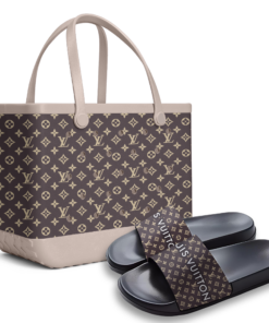 LV | Premium Slipper & Rubber Tote Bag Combo CB200-LV-HYT-NA-05062501