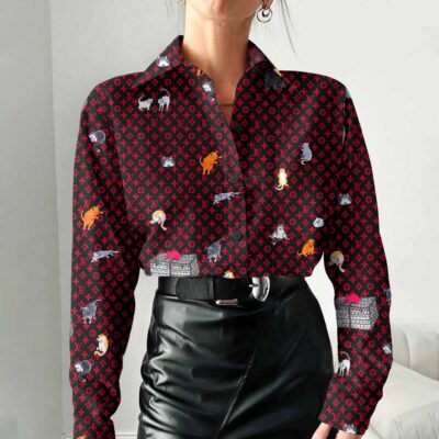 LV | Premium Casual Shirt Limited Edition AT08