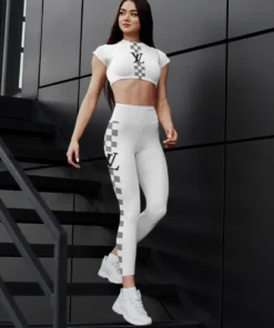 LV | Premium Crop Top Leggings Set AT24