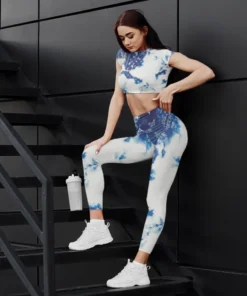 LV | Premium Crop Top Leggings Set AT23