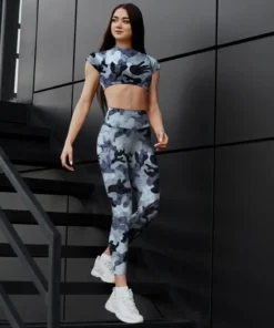 LV | Premium Crop Top Leggings Set AT21