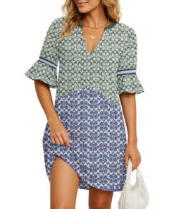 COACH | Premium V-neck Flowy Dress VFD167-CCH-HYT-TT-03062505