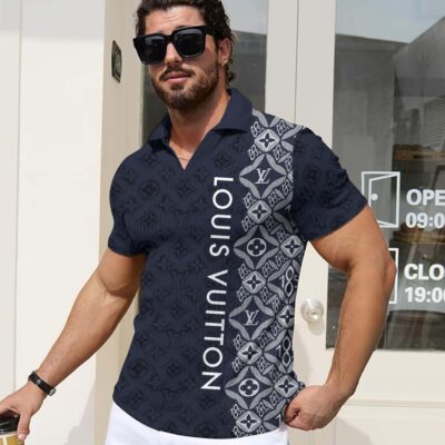 LV | Premium Short Sleeve Polo Sweater PLSW286-LV-HYT-16072504