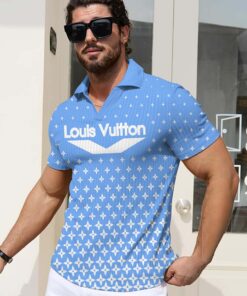 LV | Premium Short Sleeve Polo Sweater PLSW286-LV-HYT-16072506