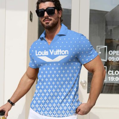 LV | Premium Short Sleeve Polo Sweater PLSW286-LV-HYT-16072506