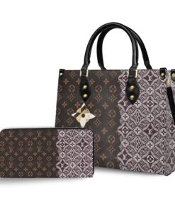 LV | Premium Leather Handbag & Zip Wallet Combo CB296-LV-HYT-NA-17072504