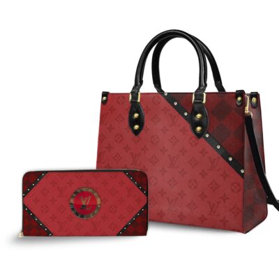 LV | Premium Leather Handbag & Zip Wallet Combo CB296-LV-HYT-NA-17072505