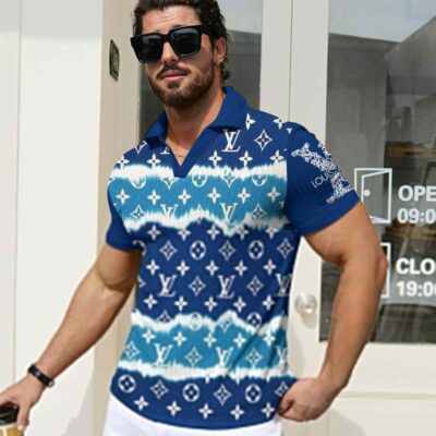 LV | Premium Short Sleeve Polo Sweater PLSW286-LV-HYT-16072503