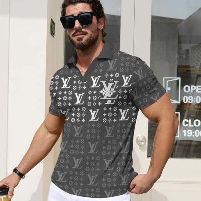 LV | Premium Short Sleeve Polo Sweater PLSW286-LV-HYT-16072502