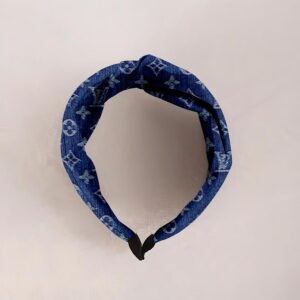 LV | Premium Elegant Monogram Denim Blue Set for Women Combo - High-end Hairband