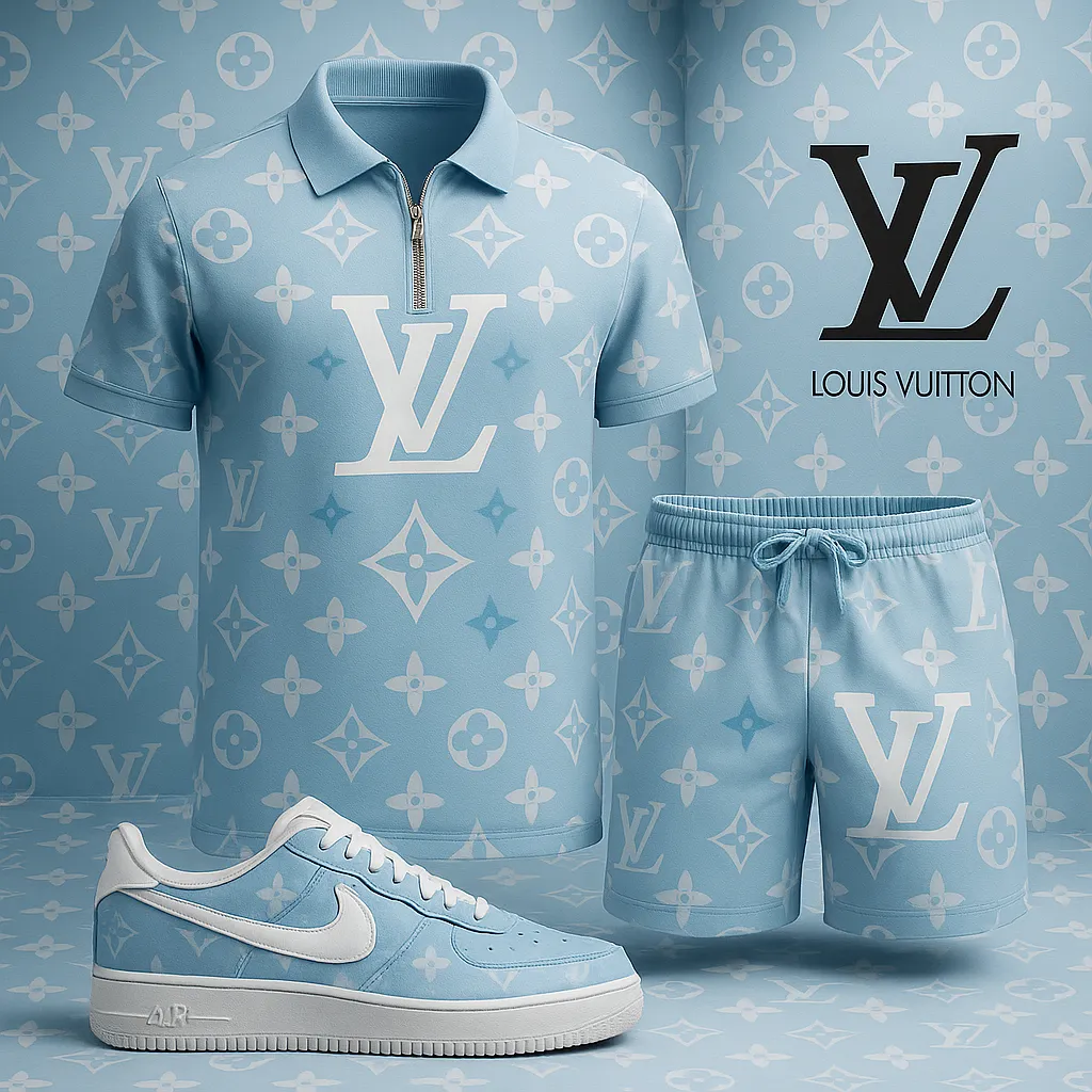 Louis Vuitton | Premium Polo Shirt & Shorts Match AF1 Sneaker Hot 2025 NK2 18-21/06