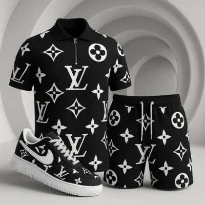 Louis Vuitton | Premium Polo Shirt & Shorts Match AF1 Sneaker Hot 2025 NK6 18-21/06