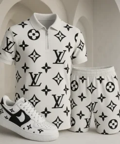 Louis Vuitton | Premium Polo Shirt & Shorts Match AF1 Sneaker Hot 2025 NK7 18-21/06