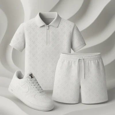 Louis Vuitton | Premium Polo Shirt & Shorts Match AF1 Sneaker Hot 2025 NK8 18-21/06