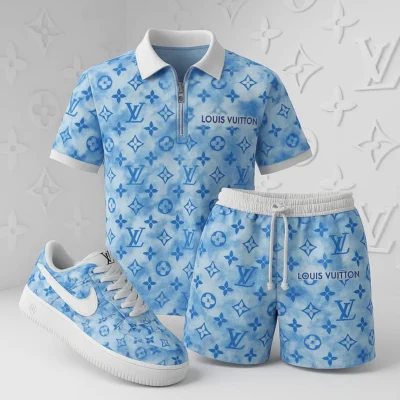 Louis Vuitton | Premium Polo Shirt & Shorts Match AF1 Sneaker Hot 2025 NK16 18-21/06