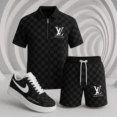 Louis Vuitton | Premium Polo Shirt & Shorts Match AF1 Sneaker Hot 2025 NK18 18-21/06
