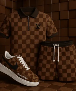 Louis Vuitton | Premium Polo Shirt & Shorts Match AF1 Sneaker Hot 2025 NK20 18-21/06