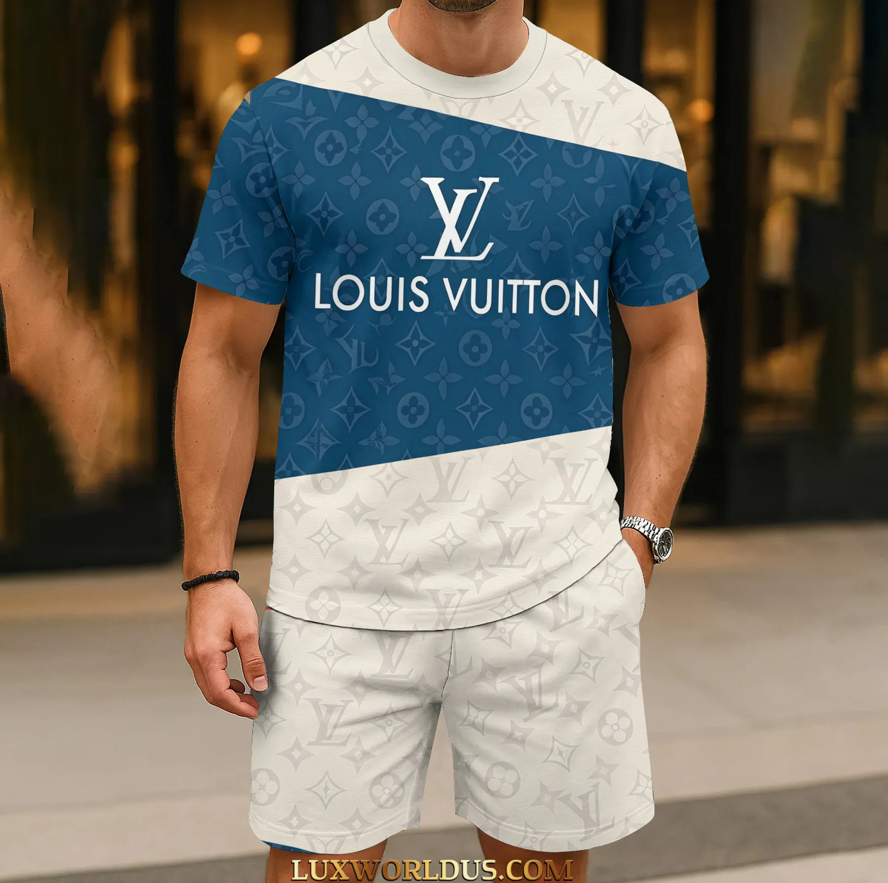 Louis Vuitton |  Limited Edition T-Shirt & Shorts Set 2025 TD2 21-29/06