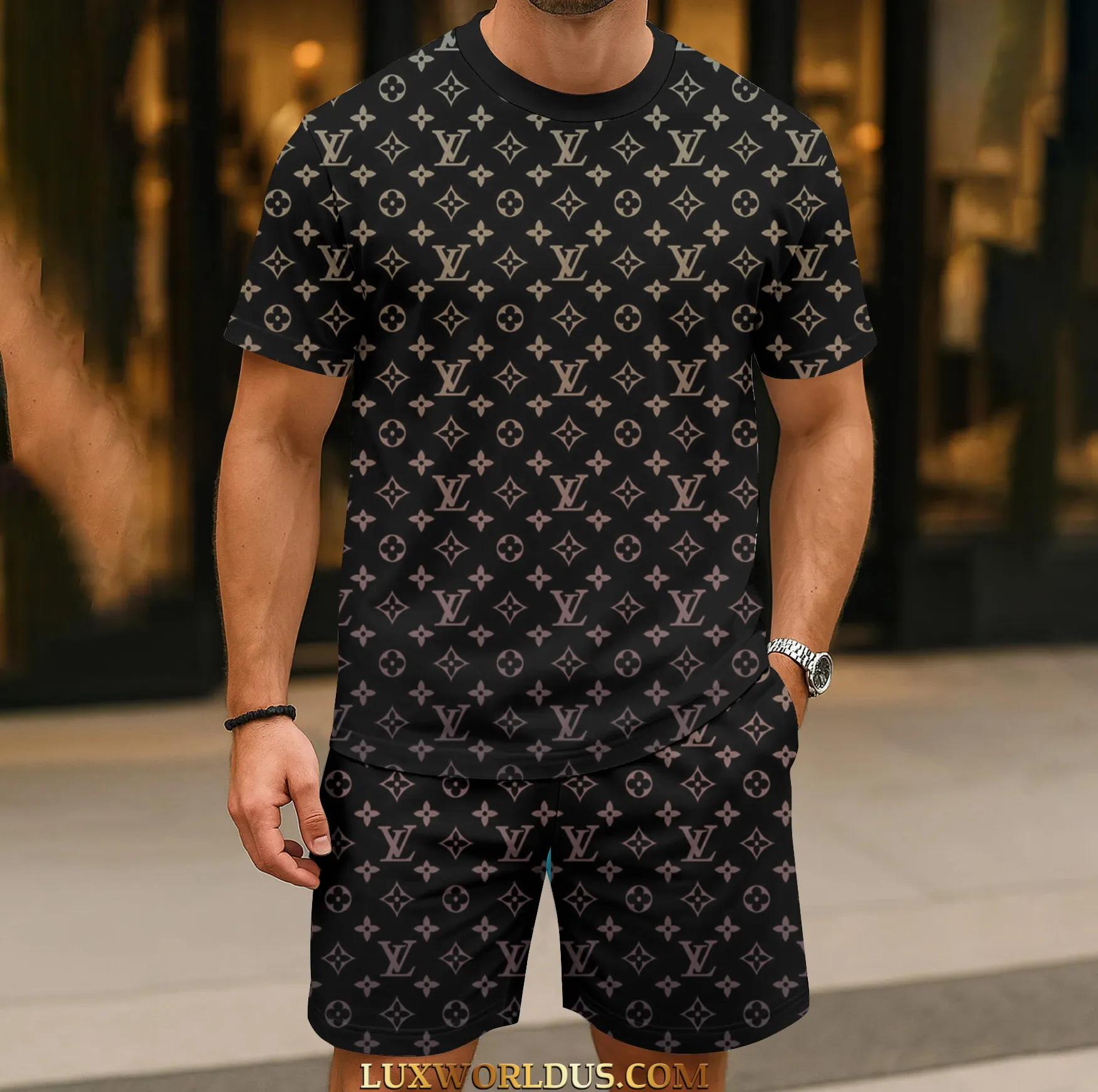 Louis Vuitton |  Limited Edition T-Shirt & Shorts Set 2025 TD6 21-29/06