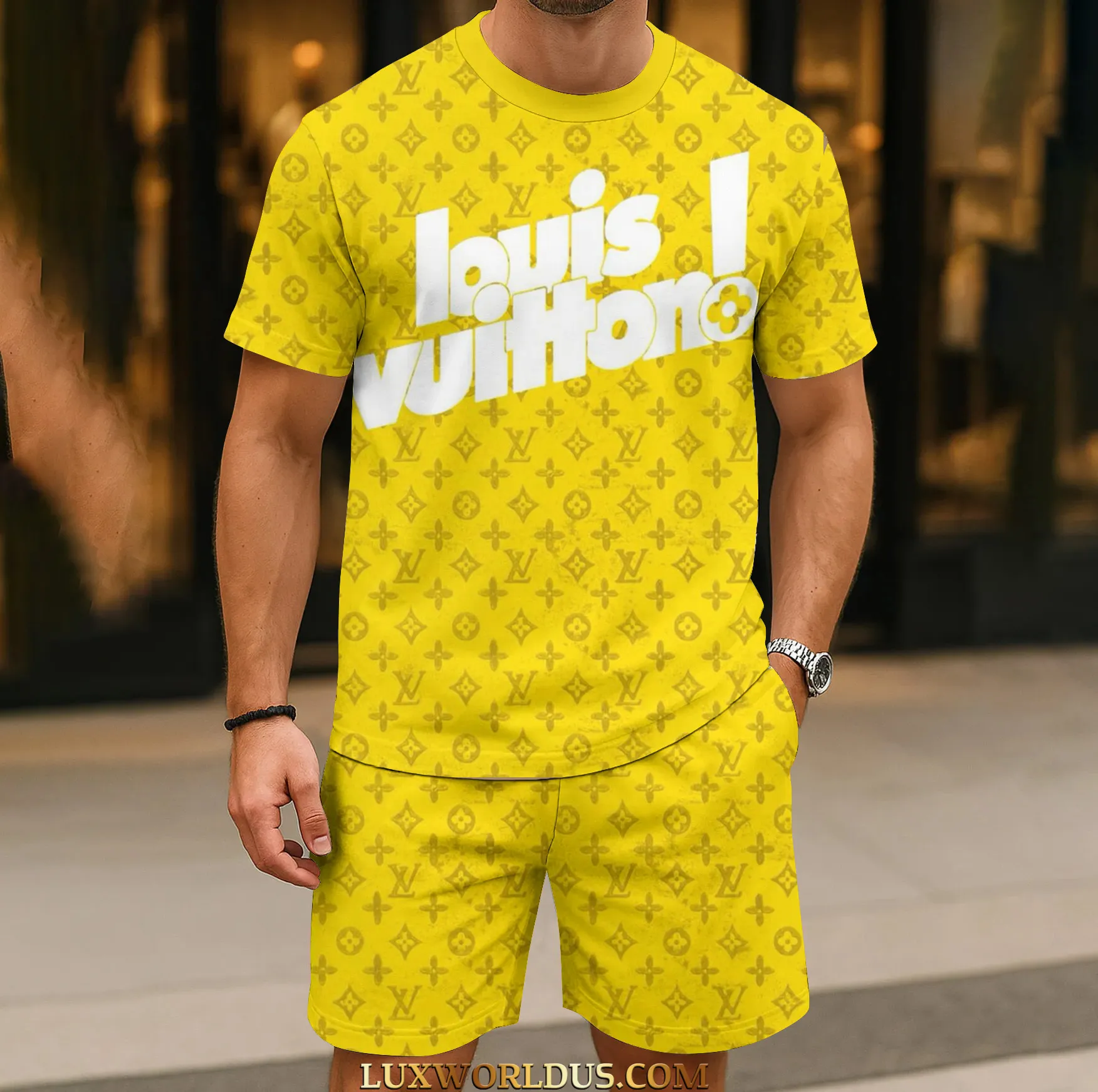 Louis Vuitton |  Limited Edition T-Shirt & Shorts Set 2025 TD8 21-29/06