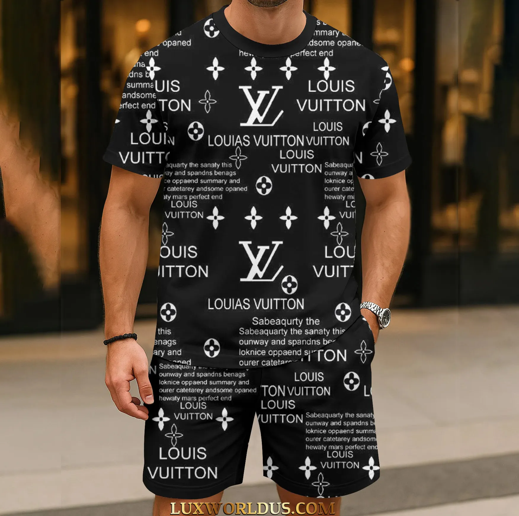Louis Vuitton |  Limited Edition T-Shirt & Shorts Set 2025 TD21 21-29/06