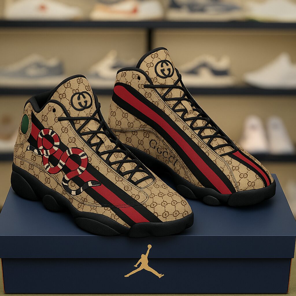 Gucci | Luxury Air Jordan 13 Sneaker TD26